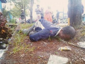 Warga Kaget, ada Pria yang Terlengkup Tanpa Identitas