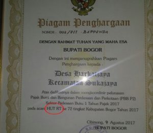 Salah Lagi…! Giliran HUT RI Diketik jadi HUT RT