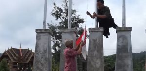 Bukan Hanya di Malaysia, di Thailand Juga Bendera Indonesia Dipasang Terbalik