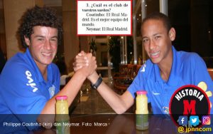 Neymar dan Coutinho Ternyata Sejak Dulu Ingin Bermain di Real Madrid