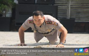“Push Up” 10 Kali, Cara Kapolres Minta Maaf kepada Anak Buah