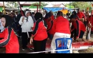 Pesta Tanam Padi, Fatmawati Rusdi Ikut “Mappadendang” Bersama Warga