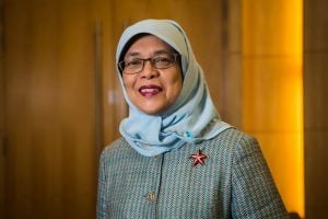 Halimah Jacob, Presiden Wanita Pertama di Singapura