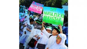 SIT Nurul Fikri Pawai Muharram untuk Rohingya