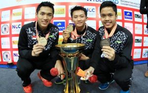 Segel Empat Tiket Final, Indonesia Kunci Juara Tunggal Putra Korea Open 2017