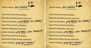 Inilah Naskah Sumpah Pemuda Versi KPK