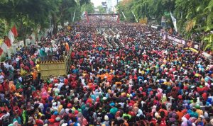 Jalan Santai HUT Sulsel Tembus 1 Juta Peserta