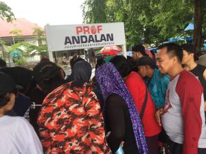 Warga Antusias Daftar Kegiatan Bergerak Bersama Prof Andalan