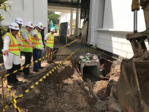 Rehabilitasi Drainase Kurangi Risiko Banjir di Kompleks Istana Kepresidenan Jakarta