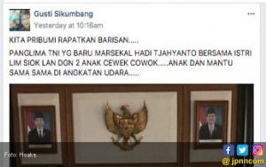 Baru Dilantik, Panglima TNI Marsekal Hadi Langsung Diserang Fitnah