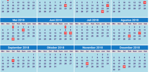 Inilah Daftar Hari Libur dan Cuti Bersama Tahun 2018
