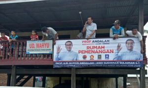 Tim Prof Andalan di Wajo Mulai Sebar Ribuan Atribut