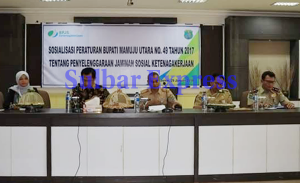 Pedagang Pasangkayu Kini Punya Jaminan Ketenagakerjaan
