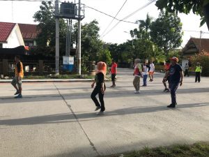 Bupati Sidrap Senam Bersama Warga di Car Free Day