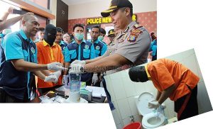 Jus Sabu Senilai 500 Juta Dibuang ke Toilet
