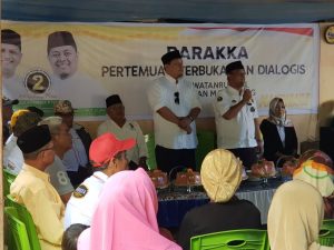 Kampanye Pertama di Kampung DBR, Pasangan BARAKKA Berharap Keberuntungan