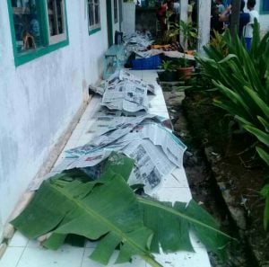 Yang Tertutup Koran dan Daun ini Manusia, Kondisinya Mengenaskan