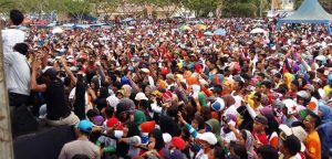 Disini, Masa Pendukung Capres Mulai Saling Ancam