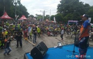 Ribuan Rider Meriahkan One Day Trail Adventure HUT Sidrap