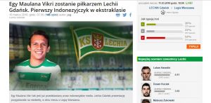 Diperkenalkan Malam Ini, Egy Belum Bisa Bela Lechia Gdansk
