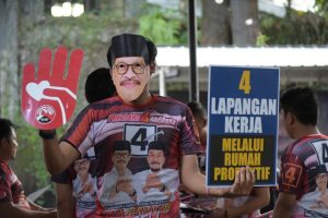 Kreativitas Relawan IYL-Cakka Tonjolkan Program di Debat Kandidat