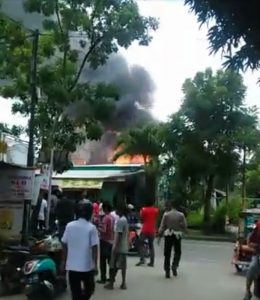 Empat Rumah di Pangkep Dilalap Api, Satu Warga Tewas Terpanggang