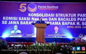 Surya Paloh Ancam Pecat Kader yang Nekat Main Anggaran