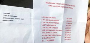 Geger! Beredar Surat Kaleng Ancaman Pembunuhan Sejumlah Ulama di Depok