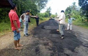 Material Batubara PT Vale Tumpah di Jalan