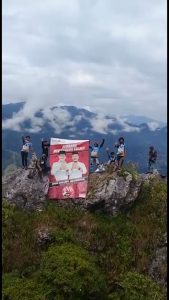 Di Puncak Bambapuang, Pemuda Enrekang Berikrar Menangkan IYL-Cakka