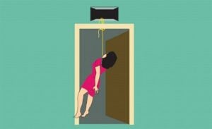 Sakit Saraf, Ibu Dua Anak Gantung Diri
