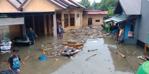 Kondisi Terakhir Banjir di Sambaloge Baru Kabupaten Bone