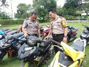 Polisi Cokok Pencuri 40 Unit Motor di Kota Kendari