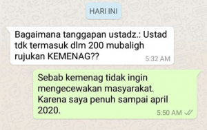 Tanggapan Ustad Abdul Somad atas Rilis 200 Mubalig Kemenag