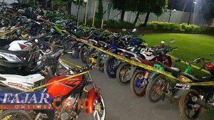 Resahkan Warga, Polres Maros Amankan 24 Motor Balap Liar