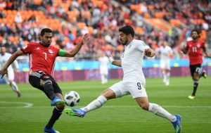 Gol Dramatis Gimenez, Uruguay Rebut Tiga Poin Pertama dari Mesir