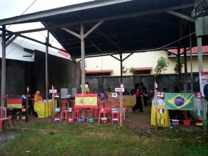 TPS Unik Nuansa Piala Dunia di Bone