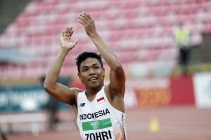 Bikin Bangga Indonesia, Sprinter Asal NTB Ini Bingung Cari Bendera Merah Putih
