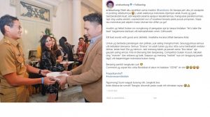 Dukung Sandiaga, Arie Untung: Waktunya Dipimpin Anak Muda