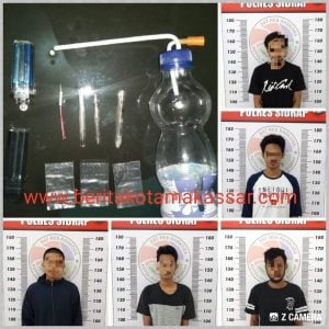 Asyik Pesta Sabu, Honorer dan Karyawan Swasta Diciduk Polisi