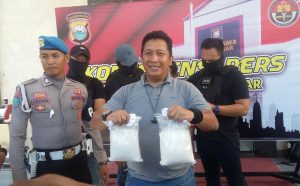 ‘Cengkram’ Pengedar Narkoba, Tim Elang Polrestabes Makassar Dapat 2 Kilogram Sabu