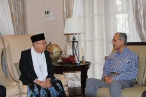 Ma’ruf Amin Temui Perdana Menteri Malaysia, Ini Isu yang Dibahas