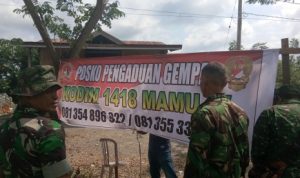 Korem 142 Tatag Dirikan Dua Posko Informasi dan Bantuan