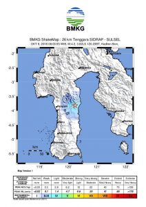 Gempa 4,2 SR Guncang Wajo, Ini Daerah yang Kena Dampaknya