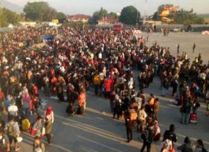 Korban Gempa Palu Membludak di Bandara, Petugas Kewalahan Lakukan Evakuasi