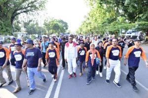 Jalan Sehat Bersama Pemilih Pemula Penyandang Disabilitas, NA: Kami Merasa Setara