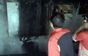 Koslet, Ruang Press Room Kantor DPRD Makassar Terbakar