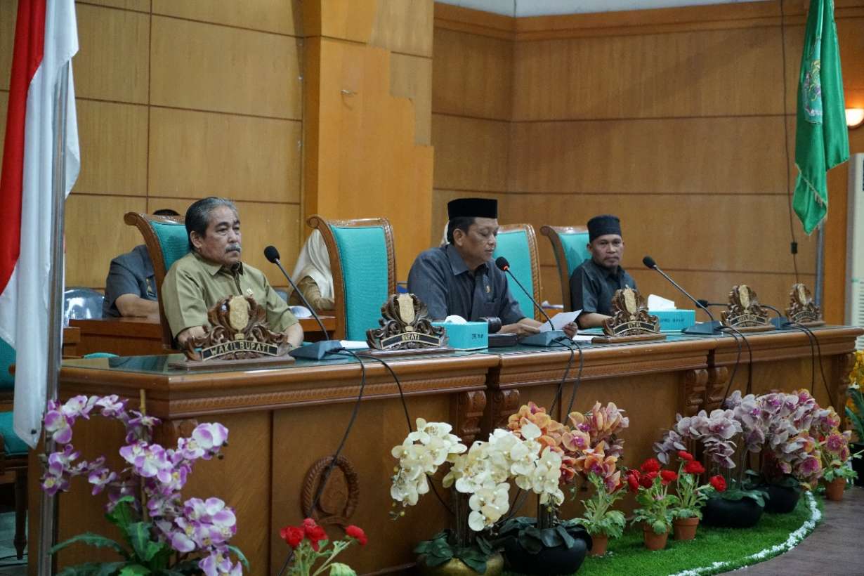 Bupati Sidrap Tanggapi Pemandangan Umum Fraksi DPRD