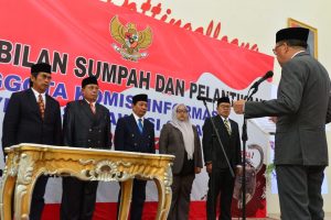 KPID Resmi Dilantik, Gubernur Sulsel: Harus Diberikan Fasilitas yang Layak