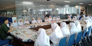 Pondok Pesantren Darul Aman Gombara Belajar Jurnalistik di FAJAR